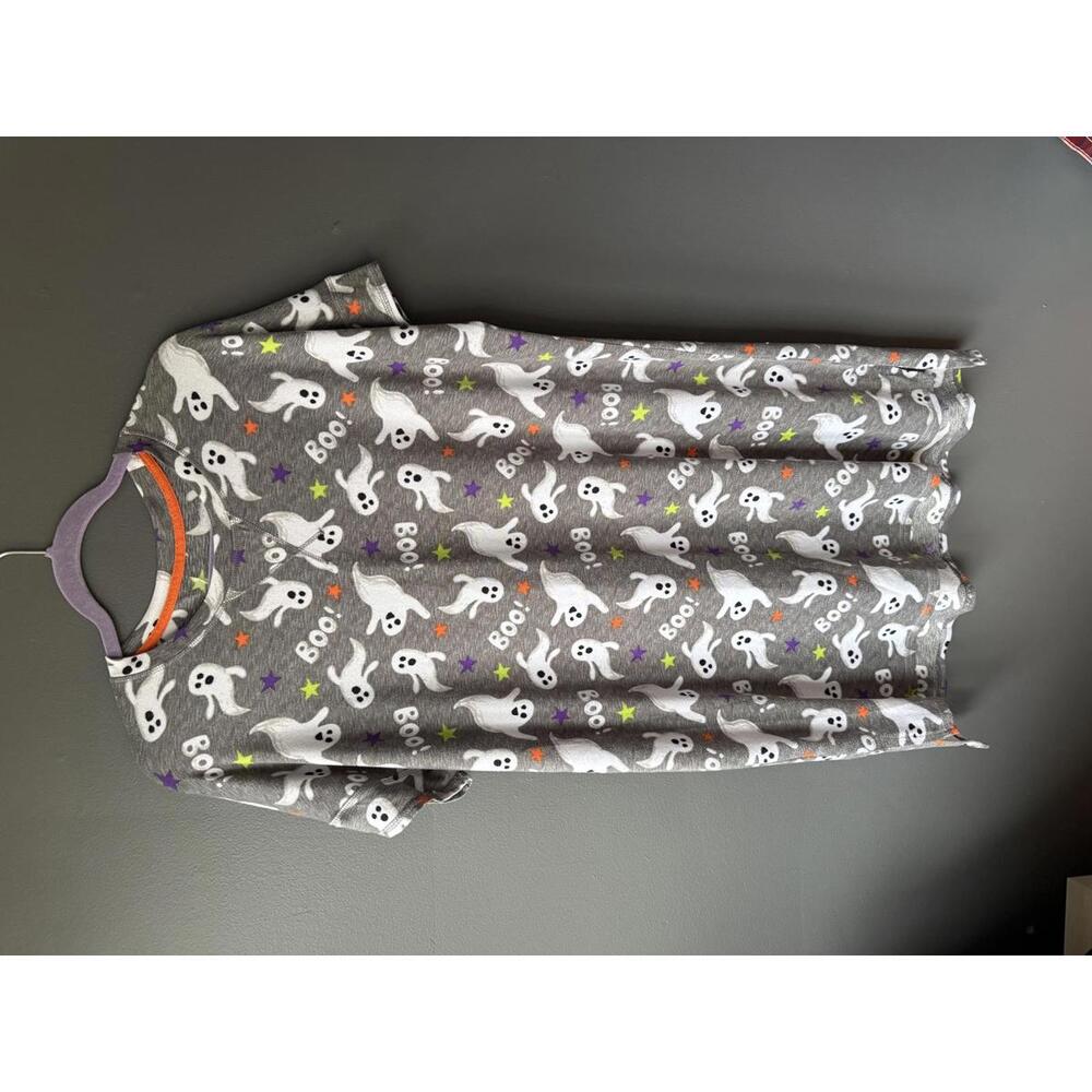 Women's Halloween Ghost Print Nightshirt Size 8-10